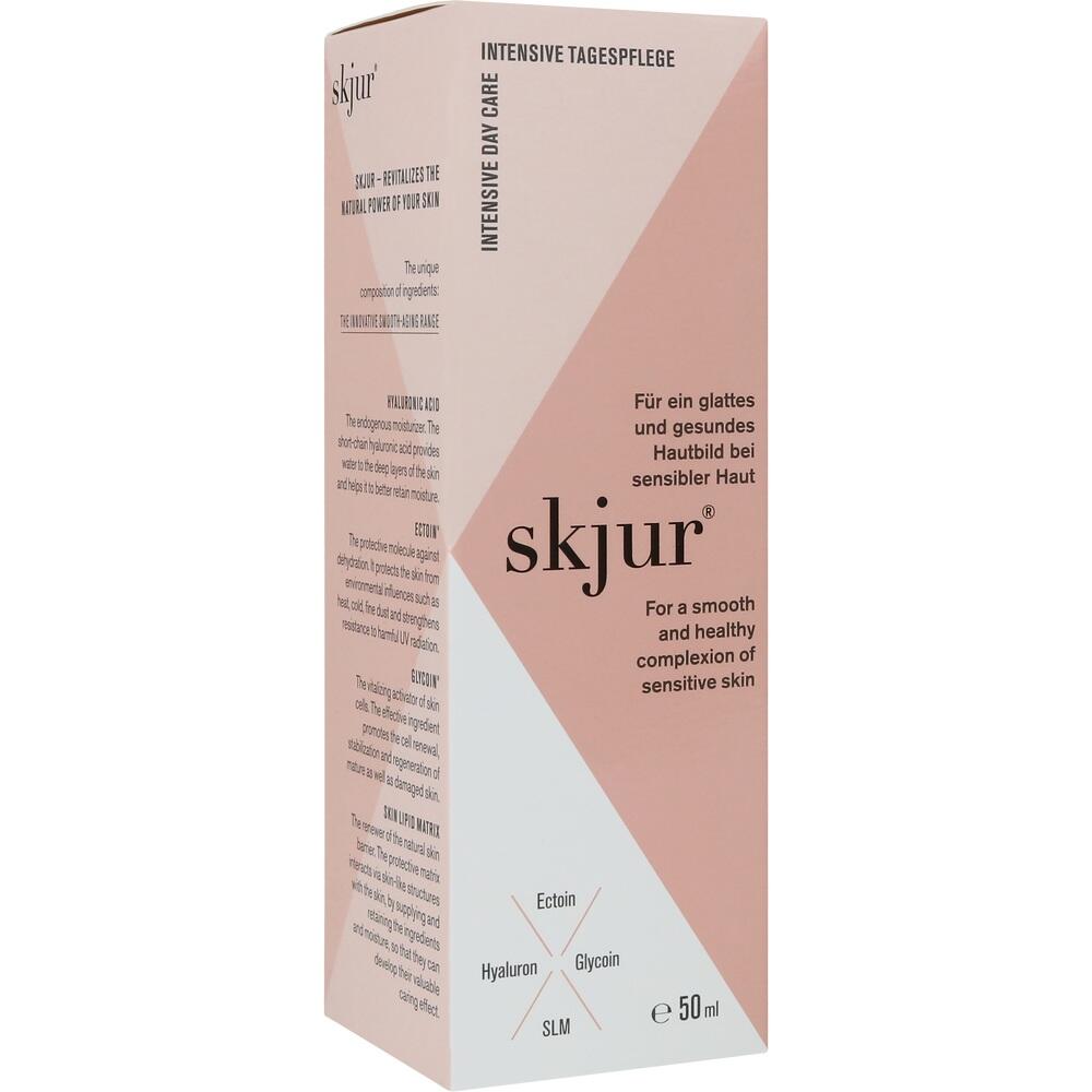 Rosa und weiße Verpackung einer Hautpflegecreme für sensible Haut.