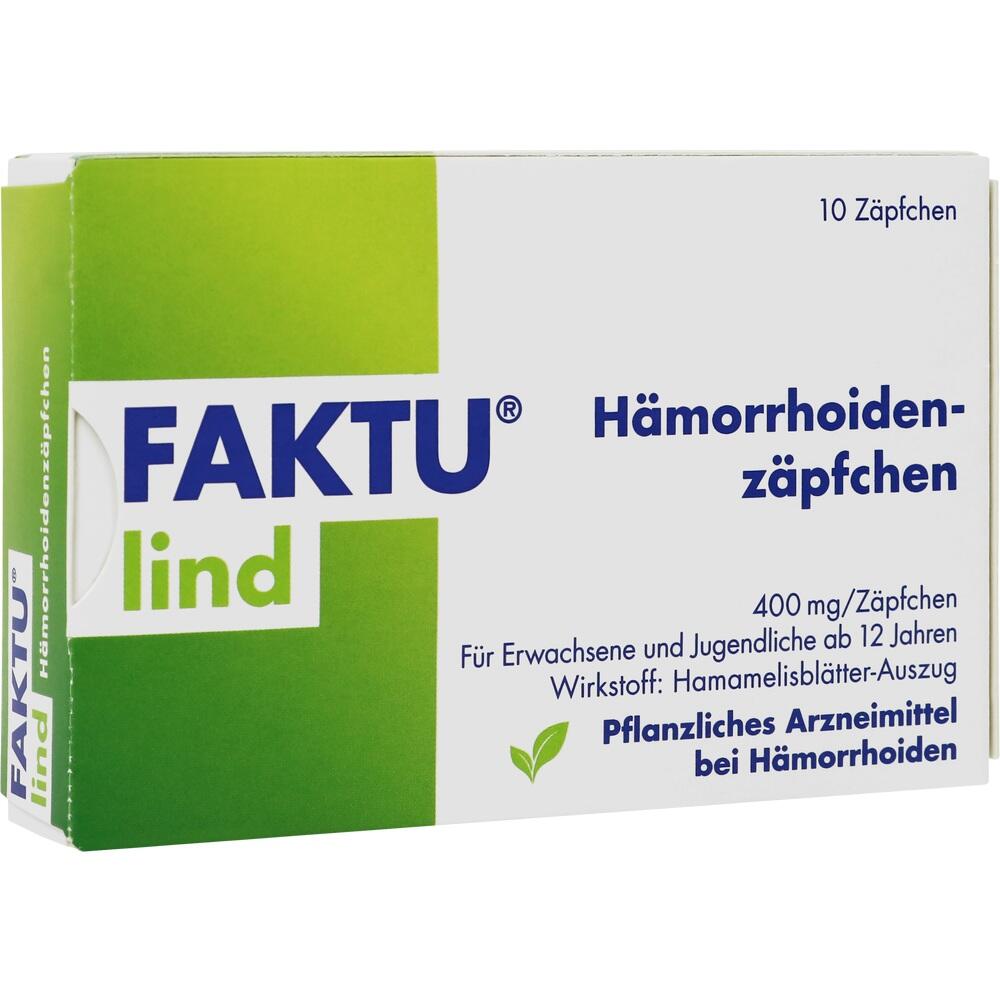 Packung mit H&auml;morrhoiden-Z&auml;pfchen f&uuml;r Erwachsene und Jugendliche ab 12 Jahren.