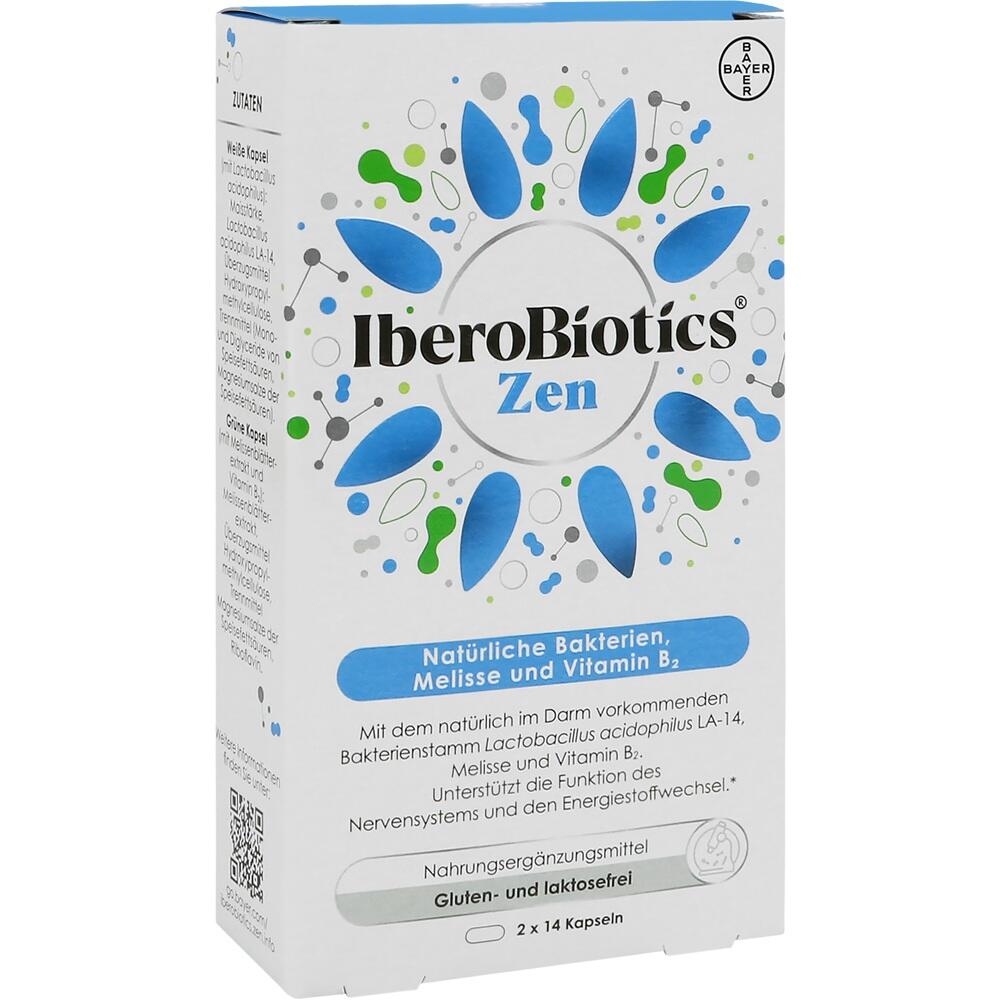 Eine Packung Nahrungserg&auml;nzungsmittel mit nat&uuml;rlichen Bakterien.