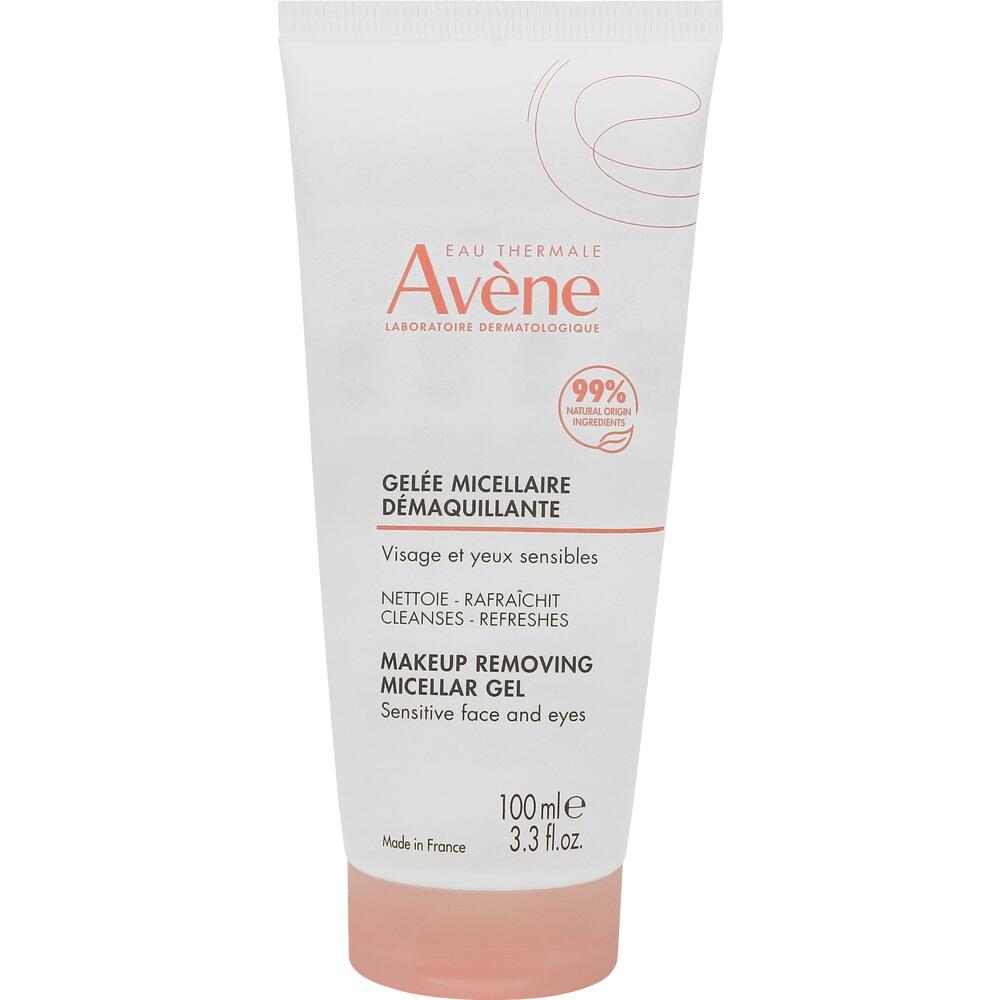 Tube mit Makeup-Entferner-Gel für empfindliche Haut und Augen.