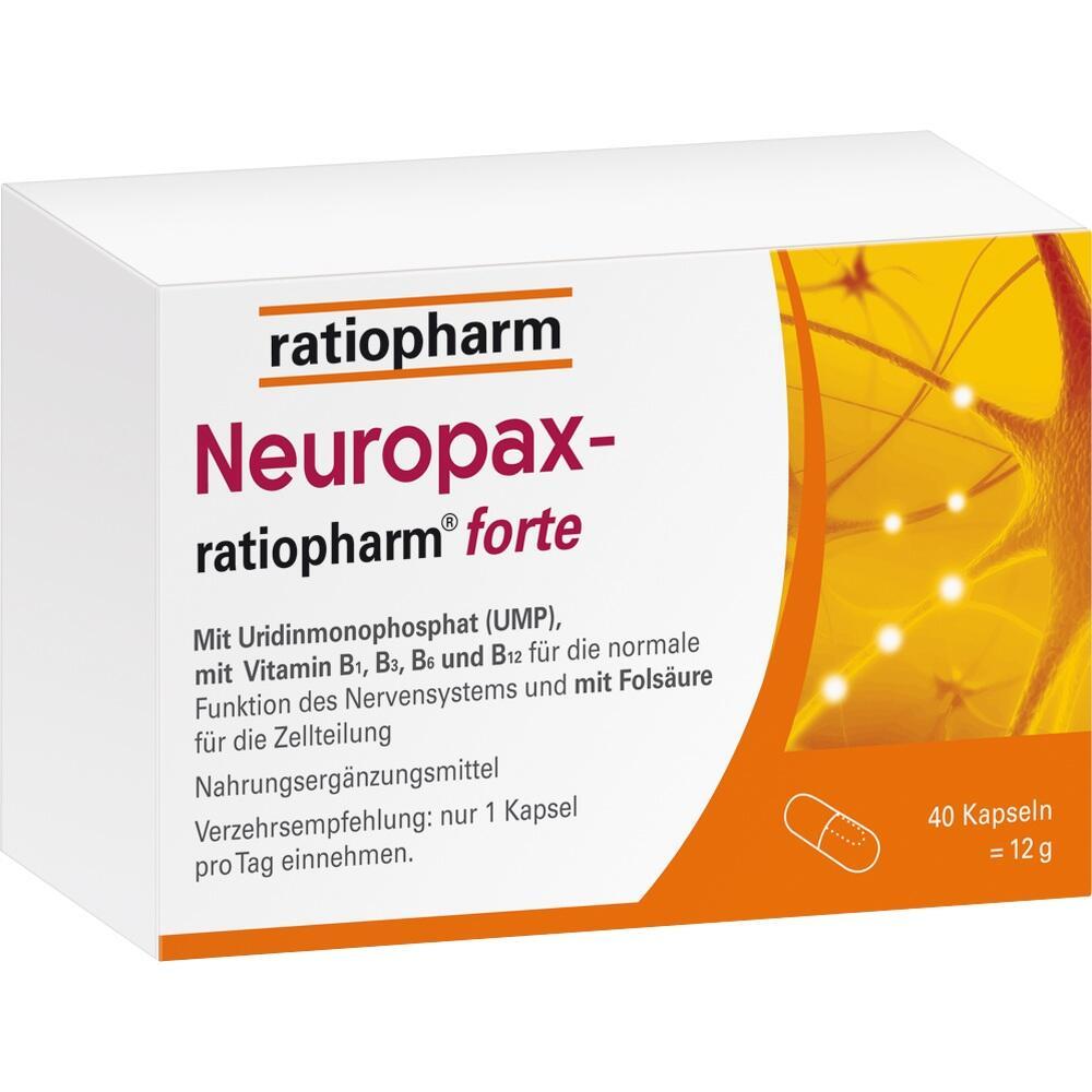 Eine Packung Nahrungserg&auml;nzungsmittel mit Vitaminen und Fols&auml;ure f&uuml;r das Nervensystem.